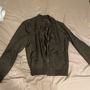 Bershka European thin bomber jacket